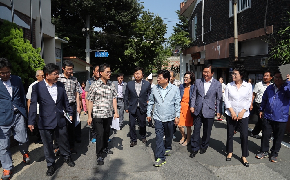 권선택 대전시장, 주민불편지역 직접 방문‘현장행정’펼쳐