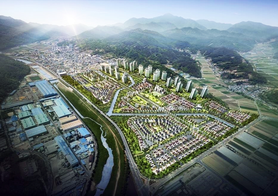의령군, 동동 택지개발지구 1단계 1차 재분양