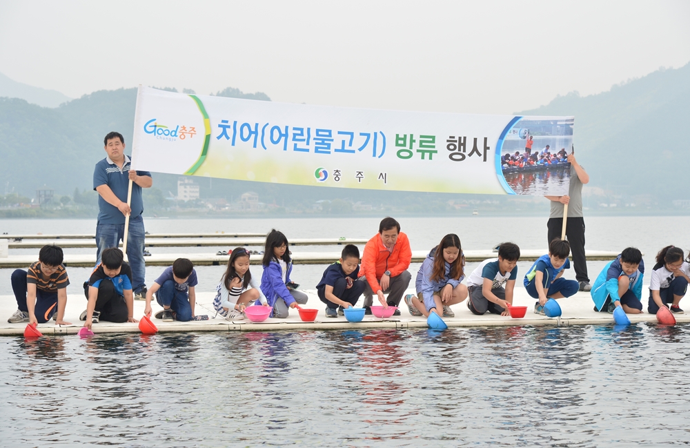 충주시, 충주호ㆍ탄금호에 뱀장어 치어 방류