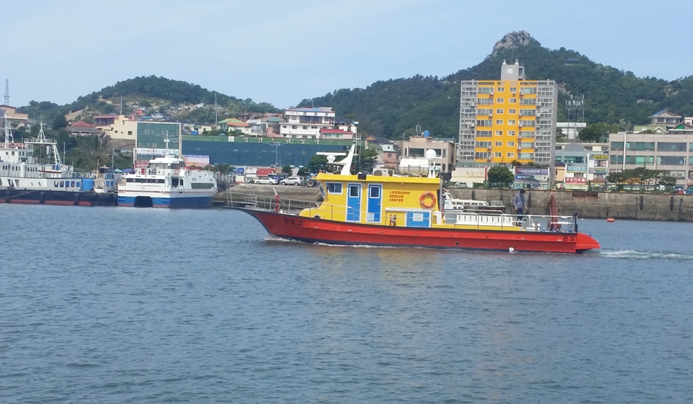 완도군, 해상인명구조선 장보고호 진수식 개최