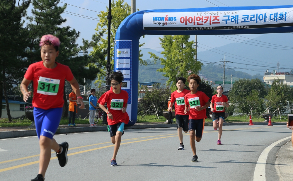 ‘2017 아이언키즈 구례 코리아’ 철인 꿈나무들에게 인기 만점