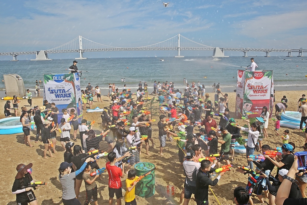 수영구, 제5회 광안리 물총축제 '수타(水打)워즈' 개최