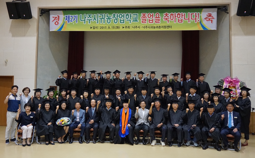 나주시, 제 2기 귀농학교 수료 … ‘귀농·귀촌으로 인생 2막’