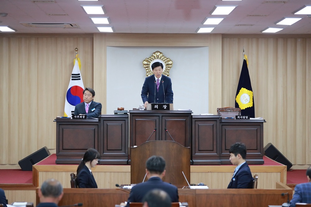 제231회 의령군의회 임시회 개회