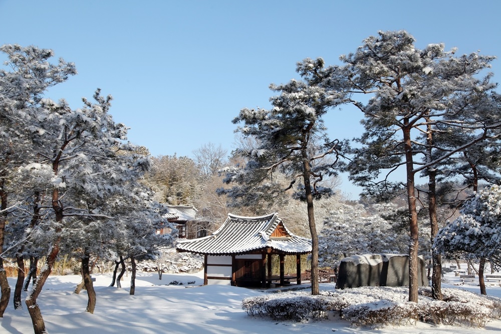 [포토] 담양 죽녹원, 한 폭의 그림같은 설경 연출