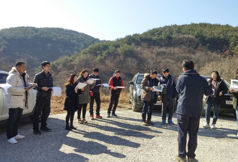 산림청, 의령군 임도시설지 방문!