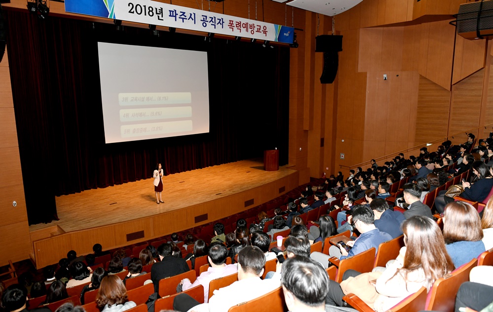 파주시, 공직자 성희롱·성폭력 예방교육 실시