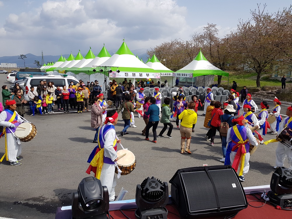 구례군, 춘설과 함께 열린 섬진강벚꽃축제 성료