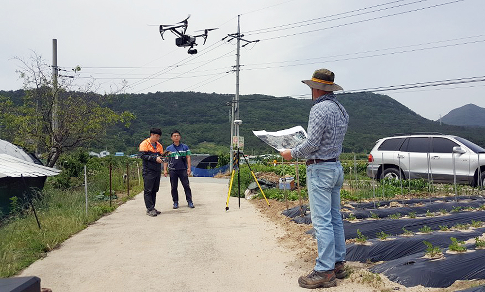 유성구, 드론(UAV)활용 스마트 국토(지적)정보 구축