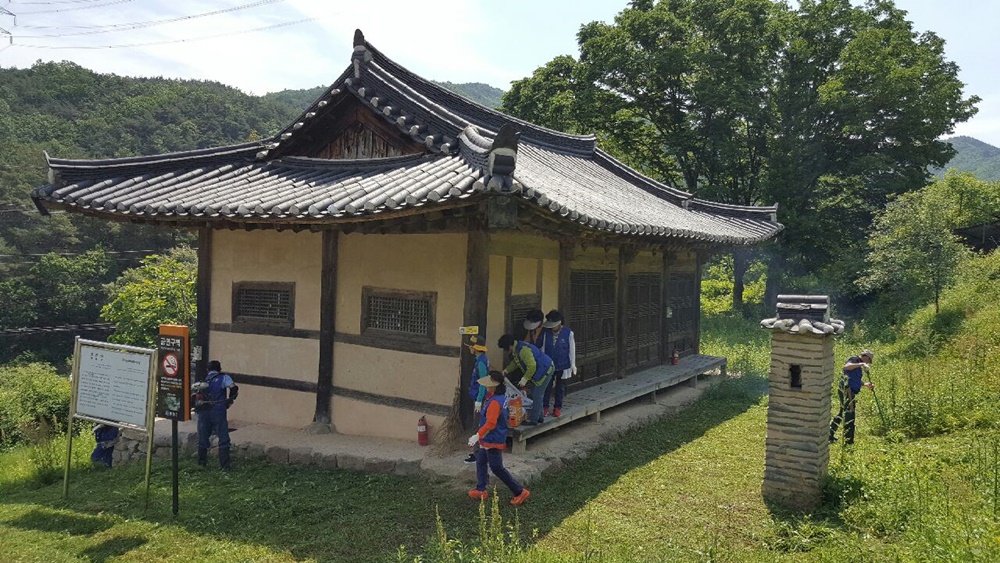 봉화군 상운면 바르게살기위원회, 문화재정비활동 실시