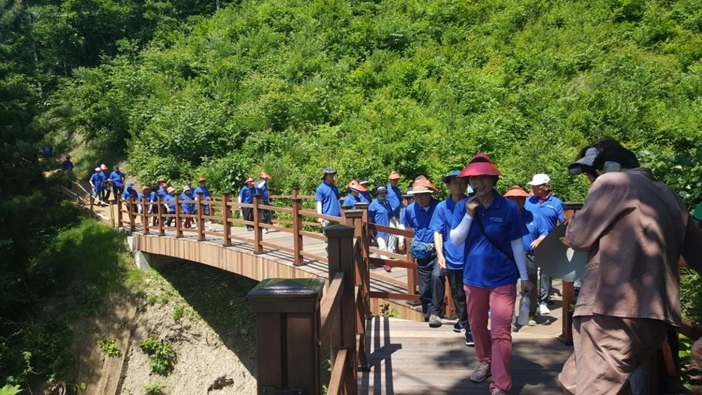 양평군 청운면, 산책로 조성 기념 한마음 걷기 대회 개최