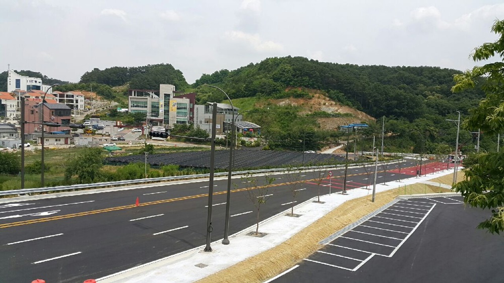 공주시, 시민 편의 위한 도시계획도로 2개소 개통