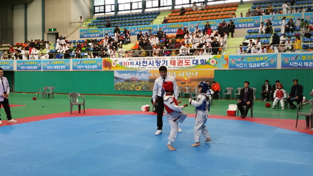 제11회 사천시장기 태권도대회 개최