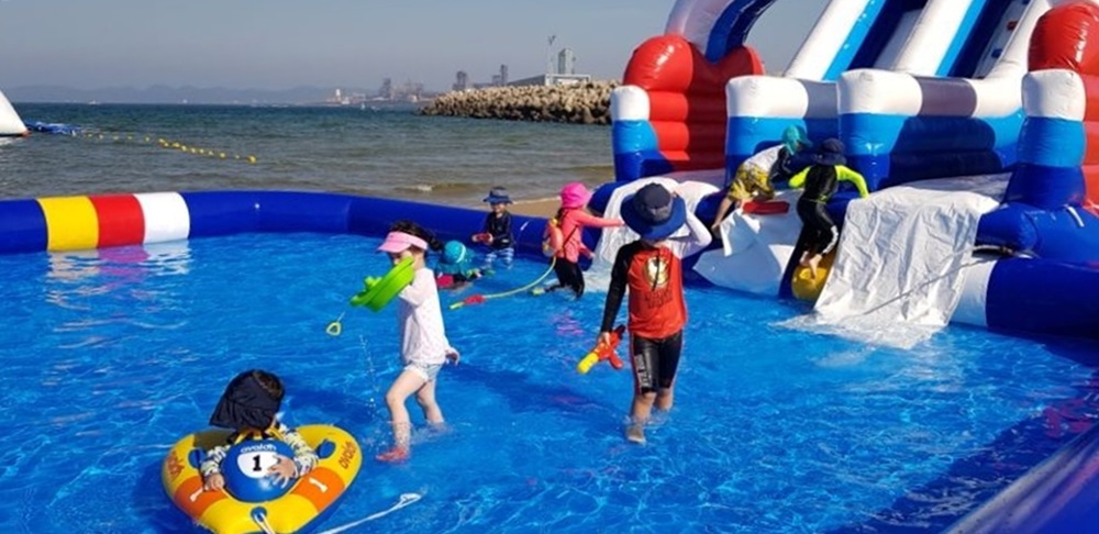포항시, “바다가 즐겁다! 국내 유일한 해상워터파크 개장