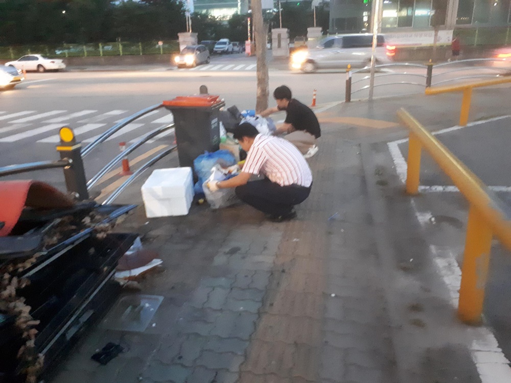 동두천시, 깨끗해질 때까지 퇴근도 미룬다