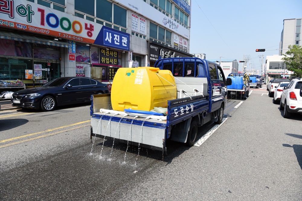 사상구, 폭염 대비 노면살수 기동반 발대식