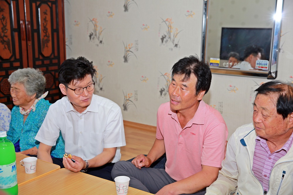 김정섭 공주시장, 폭염 피해 대비 현장 점검