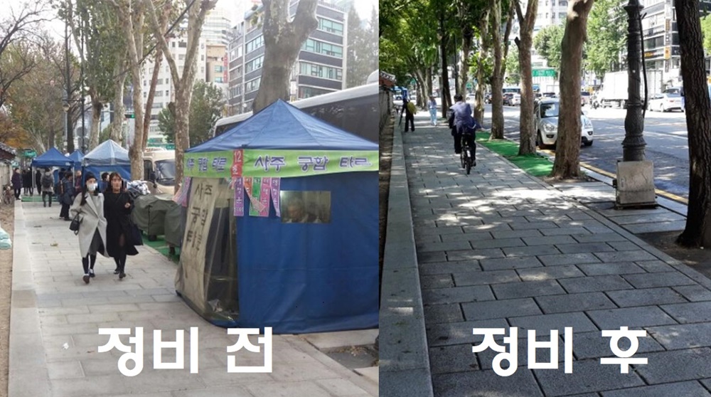 종로구, 탑골공원 주변 타로노점 정비완료