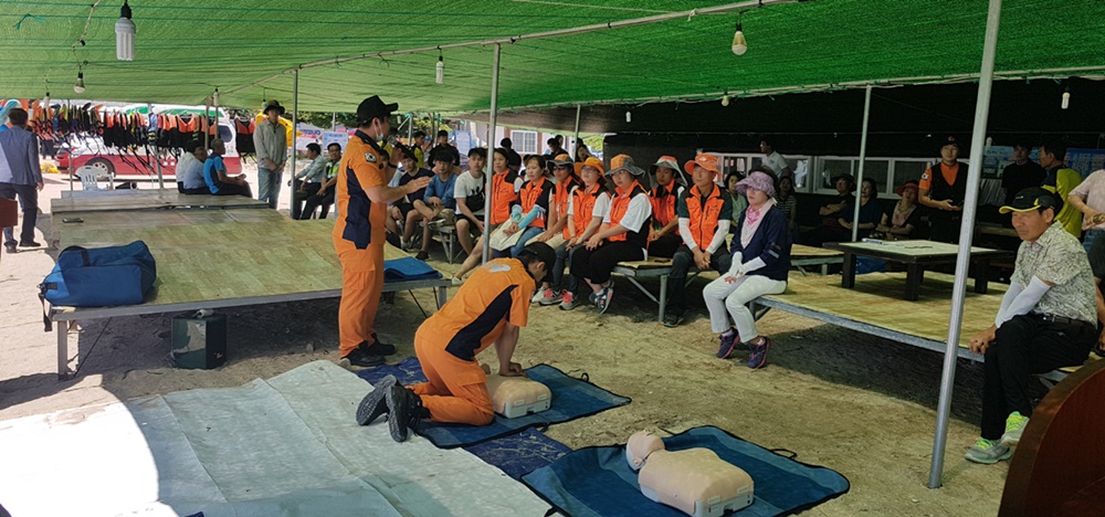 진도군, 해수욕장 안전사고 예방 활동 실시