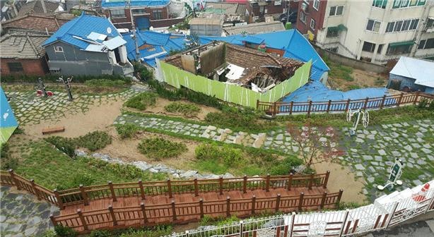 인천 동구, 빈집 철거지역 공공용지 조성공사 실시