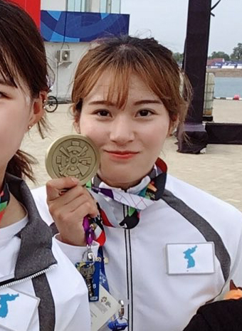 속초시청 강초희 카누 선수, 아시안게임 금메달 획득