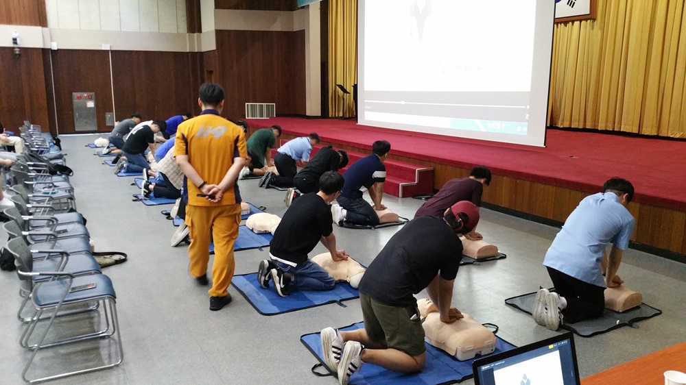 군포시, 사회복무요원 대상 ‘정신건강 및 응급처치교육’ 실시