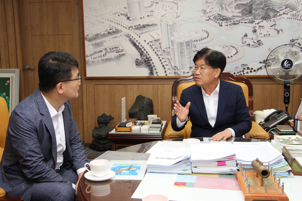 강인규 나주시장 “한전공대 설립, 한전과 논의 채널 구축할 것”