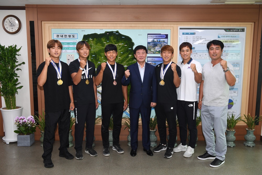 대구시 동구청 카누실업팀, 제14회 백마강배 전국카누경기대회 금메달 3개 획득 쾌거