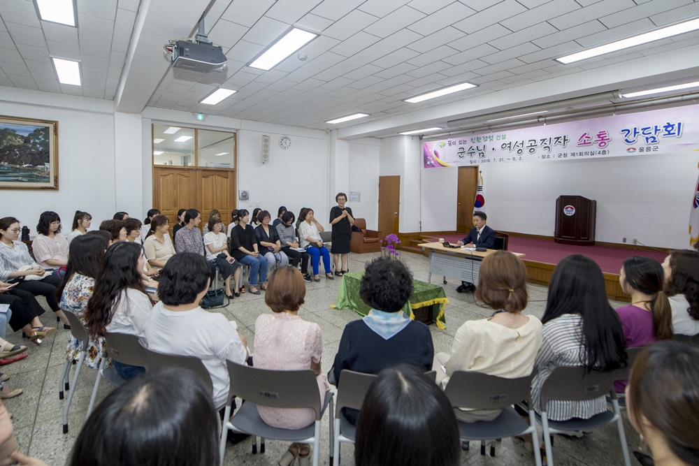 울릉군, 여성공직자와의 소통 간담회 가져