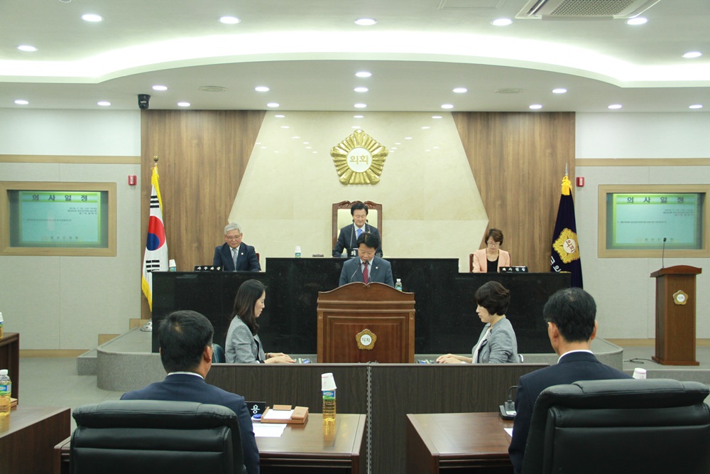 괴산군의회, 4일 제1차 정례회 개회