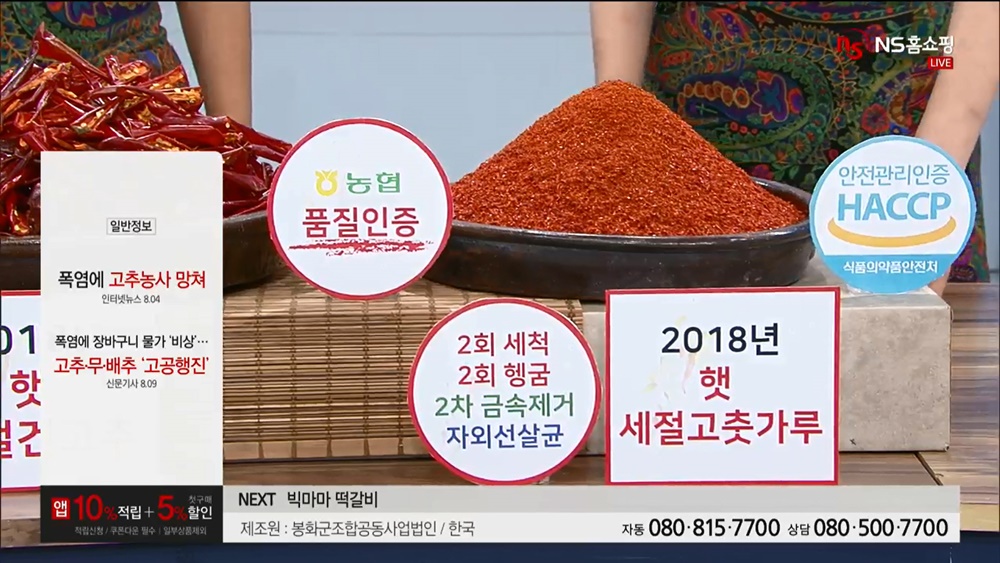 파인토피아 봉화 고춧가루, 1억 4천여만원의 매출