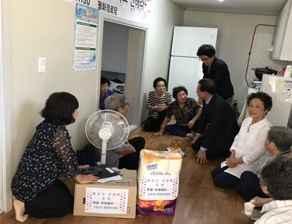 대구 동구 신암1동 행정복지센터 관내 경로당 6개소 안부 확인