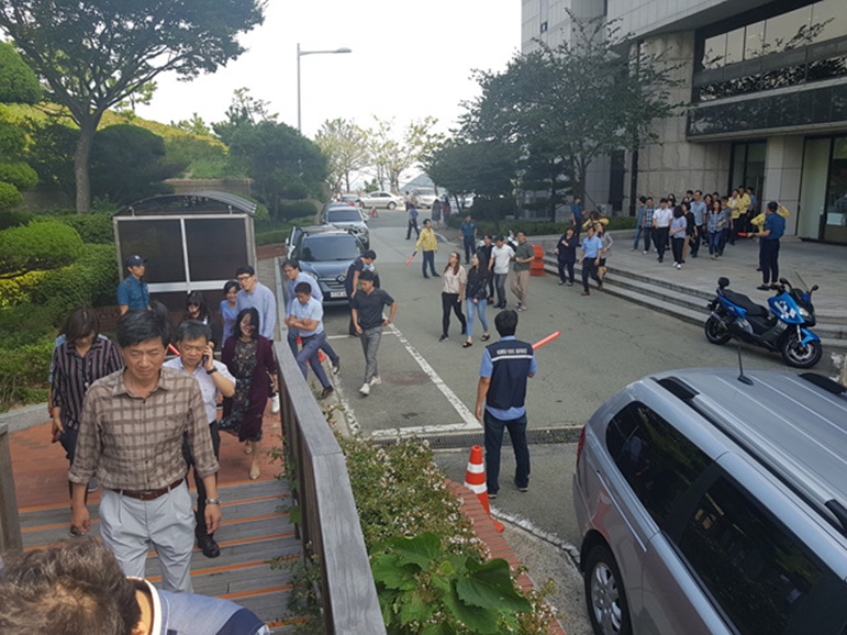 '2018년 지진안전주간' 영도구 지진대피훈련 실시