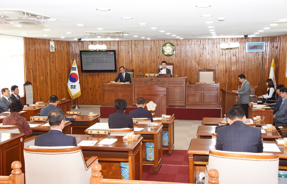 담양군의회, 제279회 임시회 개회