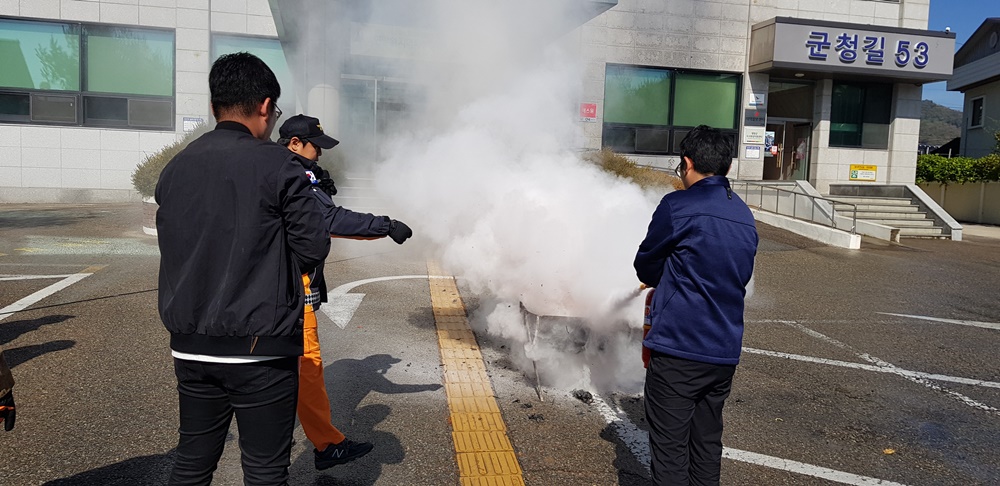 영양군 영양읍, 민방위 지역특성화 재난대비 훈련 실시