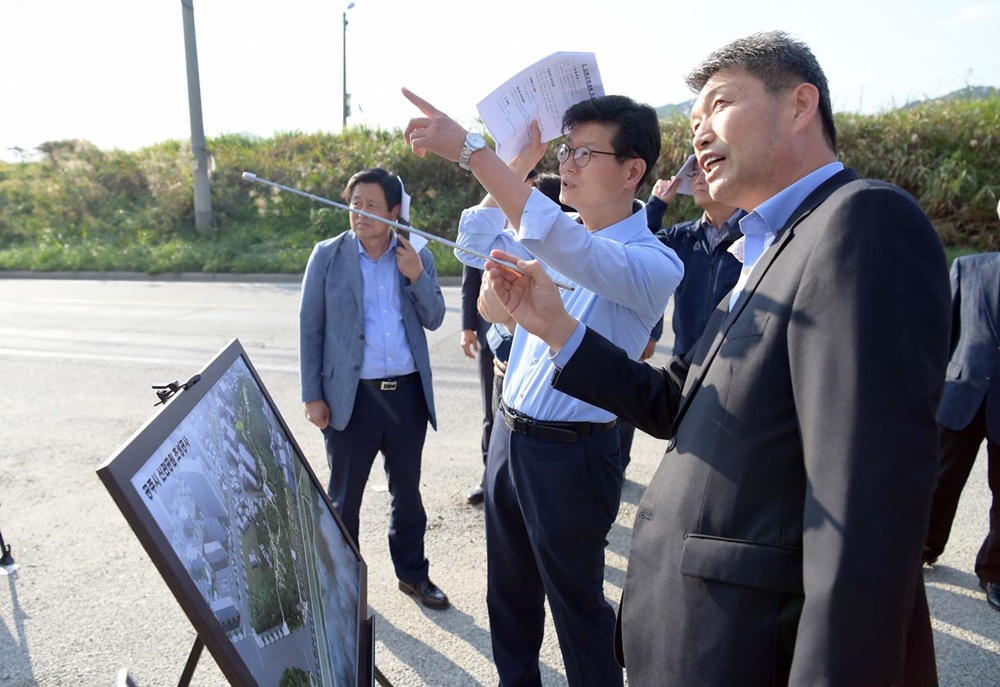 공주시, 주요 역점‧현안 사업의 현장 방문 실시