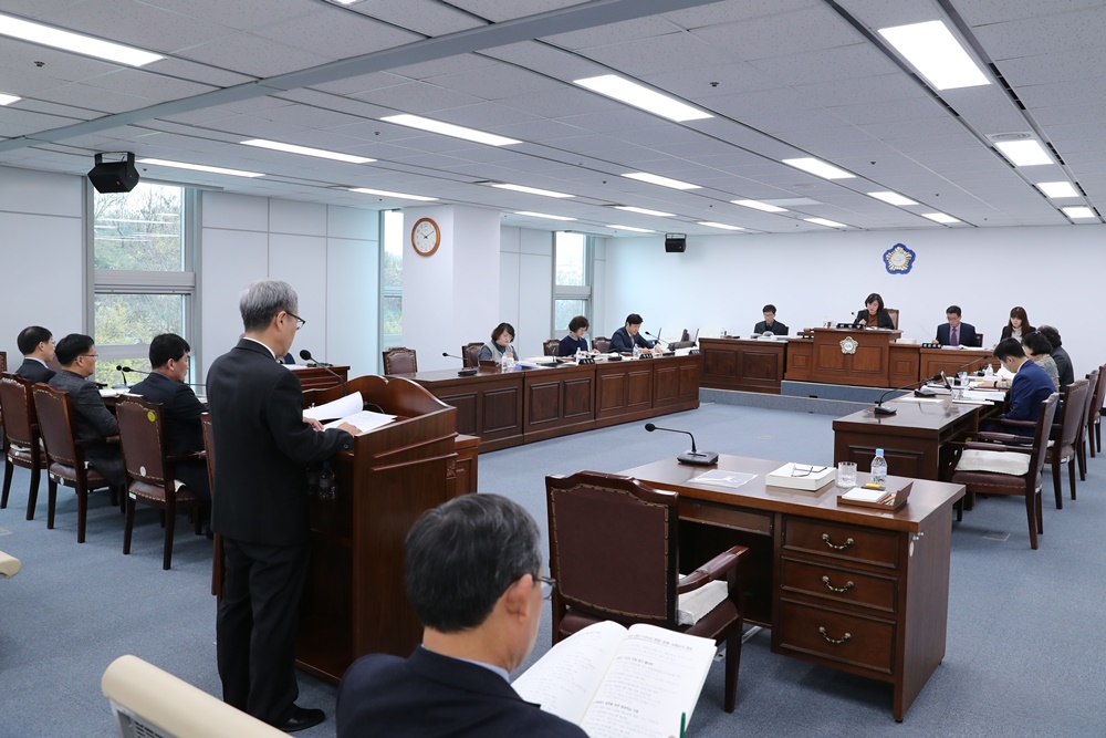 대전 동구의회, 7일간의 행정사무감사 돌입