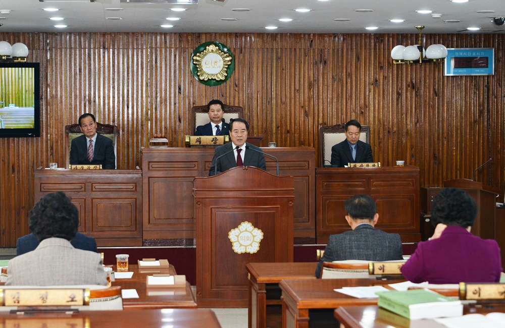 최형식 담양군수, 시정연설 통해 생태도시 정책기조 강화 입장 밝혀