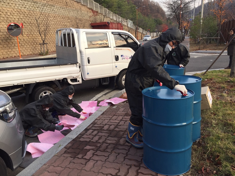 폭설(暴雪), 꼼짝마! 안양시, 폭설대응 현장훈련 실시
