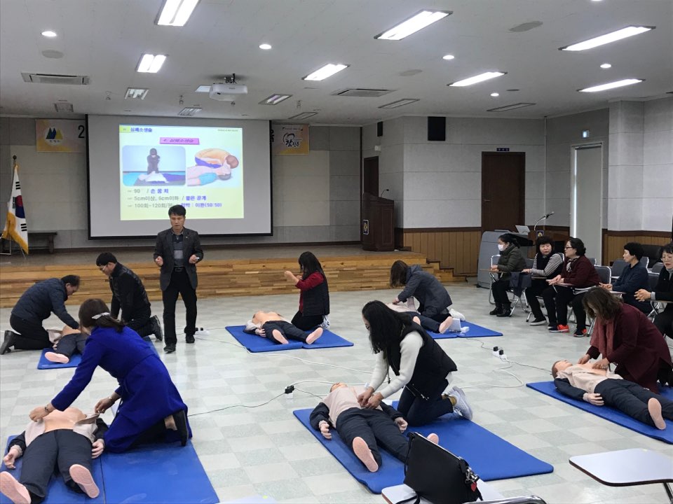 진주시, '지역사회단체 재난대응 시범 교육' 실시