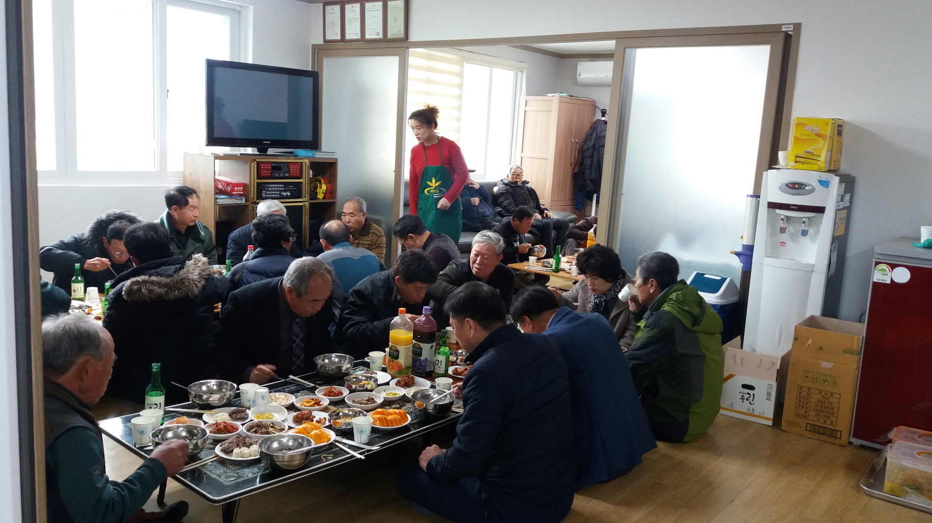공주시 화봉2리 경로당 신축...새로운 단장으로 입주식 가져
