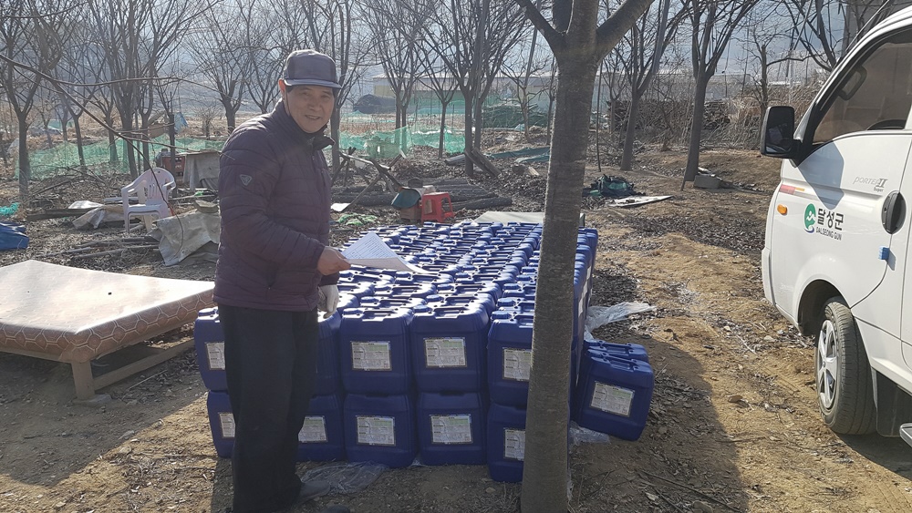 달성군, 친환경농자재 공급으로 과수농가 경쟁력 쑥쑥