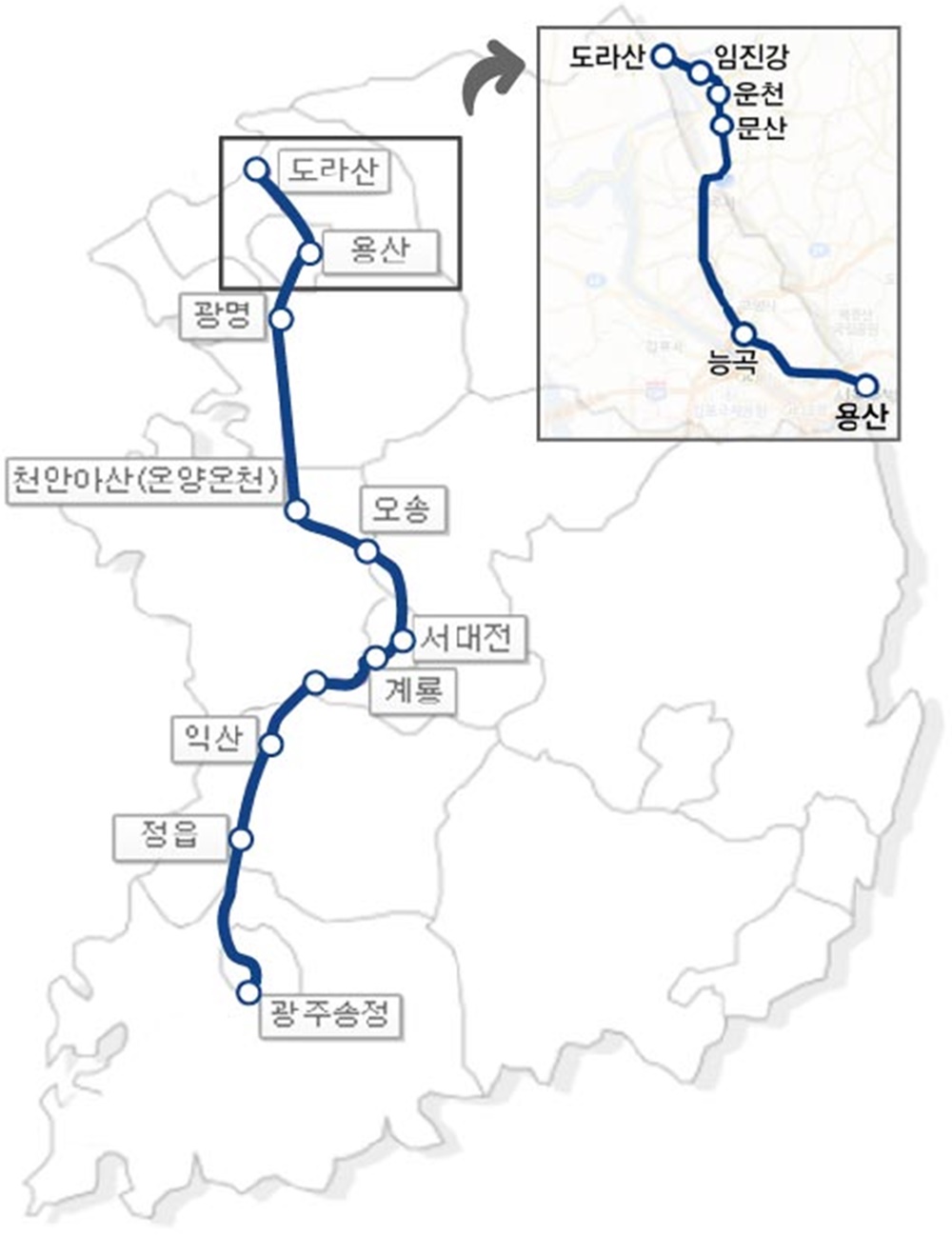 광주송정↔도라산역 통일 특별열차 달린다