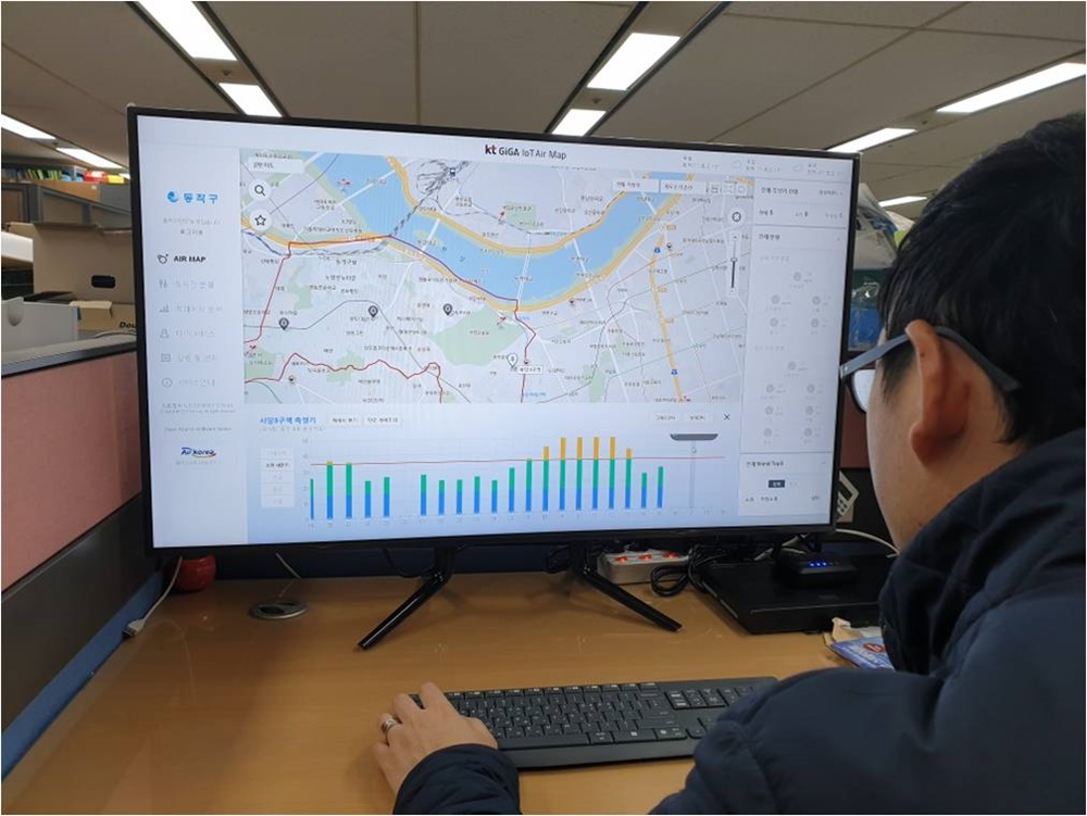 동작구, IoT기술 활용해 공사장 미세먼지 막는다