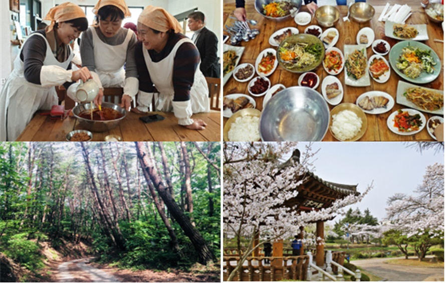 경주 하범곡 마을, 4월 벚꽃 가득한 트래킹 길과 농촌체험을 한꺼번에
