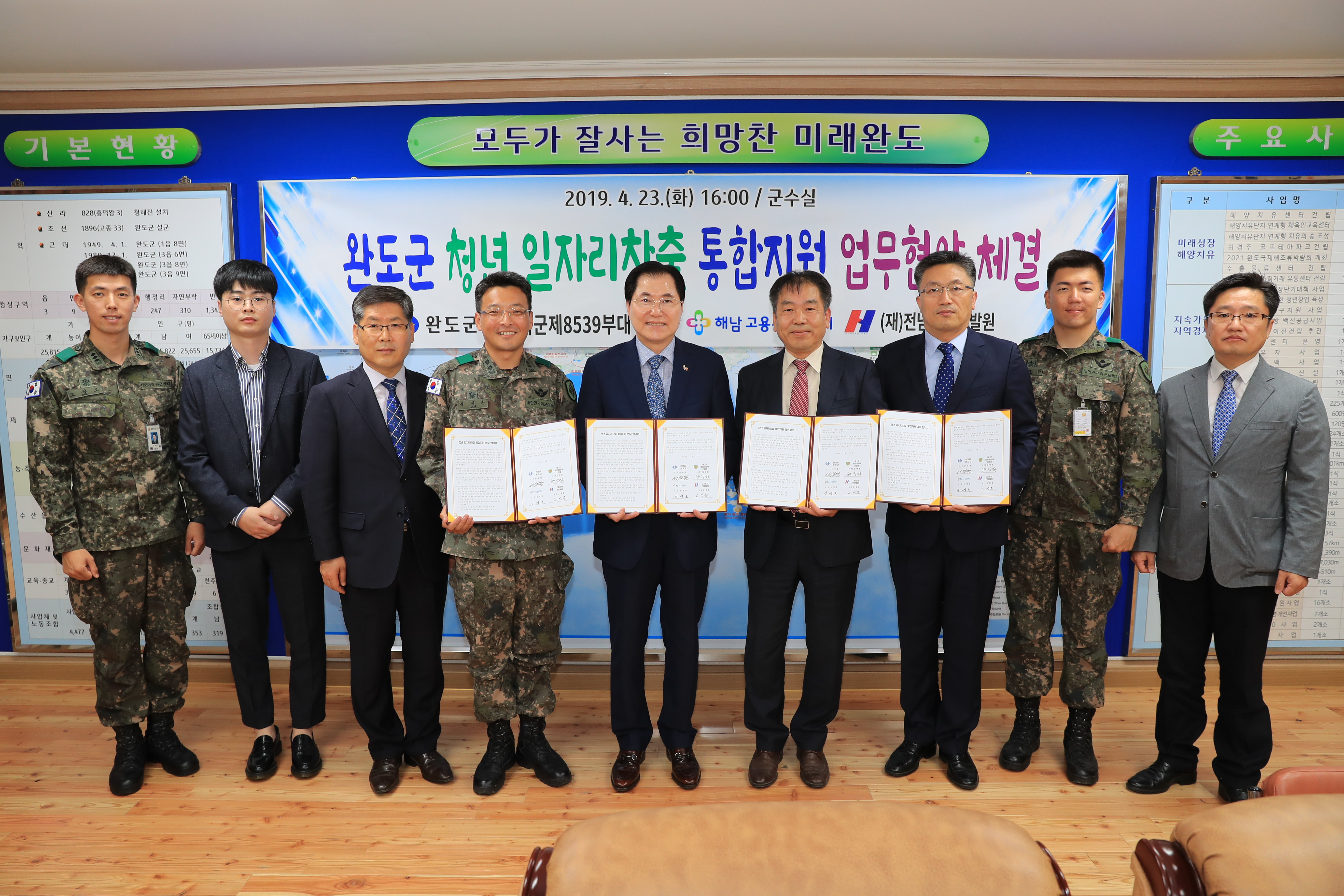 완도군, 청년일자리 창출 위해 힘 모은다!