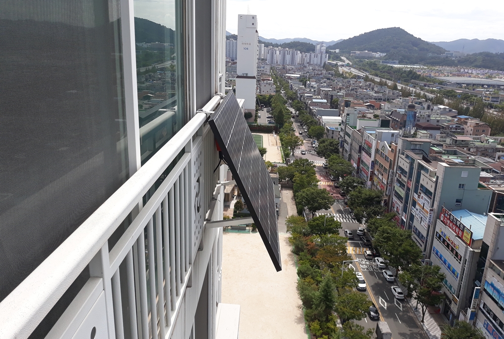 광주 서구, 100세대 선정! 베란다 태양광 설치비 지원