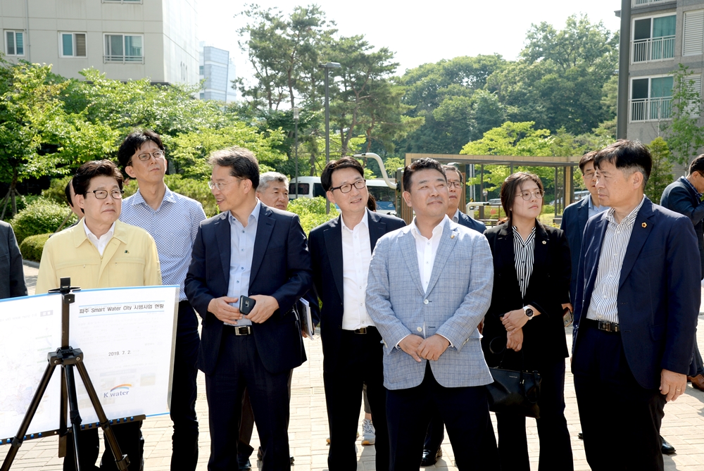 최종환 파주시장, “깨끗한 수돗물 안심하고 드세요”