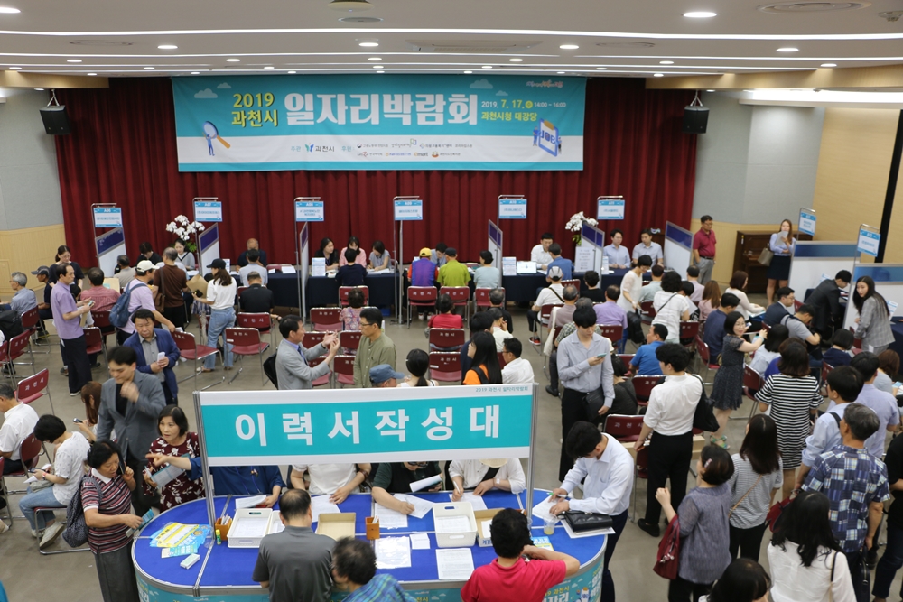 [포토] 과천시, 일자리박람회에 구직자 700여명 찾아!