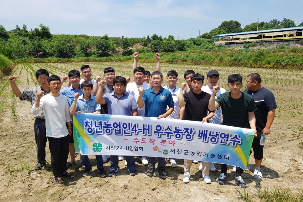 서천군 청년농업인 4-H회, 분야별 국내 배낭 연수
